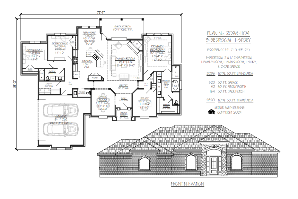 Plan No. 2096-1104