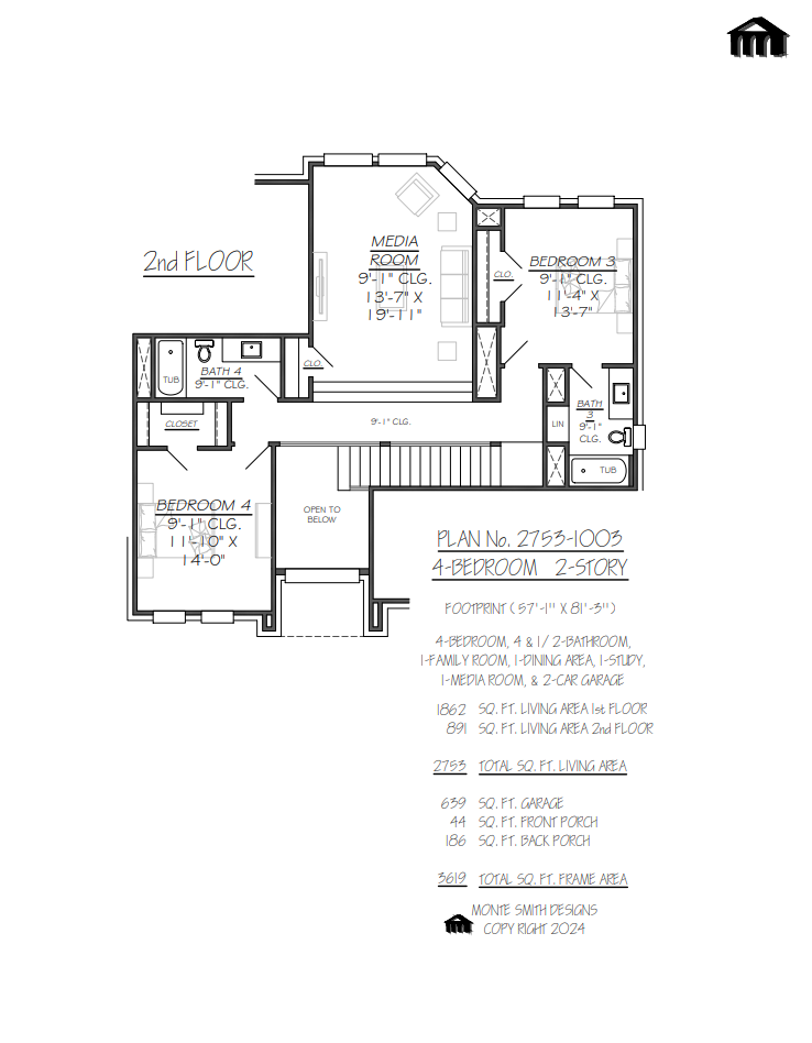 2753-1003 Plan 2nd SS